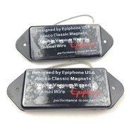 WKBlack Alnico Pickups Low Gauss Iconic Sound P90 Dogear Style Single Coil Bridge Pickup for SG/ Ele