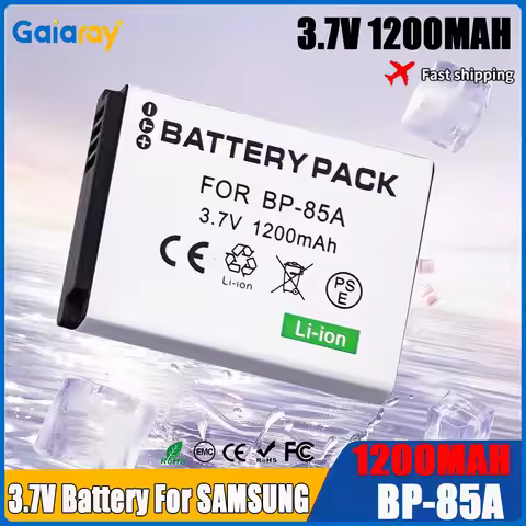 3.7V 1200mAH Replacement Li-ion Battery BP-85A BP 85A BP85A Battery For Samsung ST200 ST200F PL210 W
