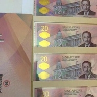 Langka Singapore 20 Dollar 2019 Bicentennial Commemorative Folder