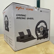 * Used * PXN V3 PRO Version 2 Racing Game Steering Wheel V3ii Racing Simulator for PC PS4 XBOX Switc