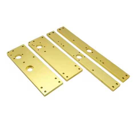 CNC3018 XY Axis Upgrade Kit, 10mm Thick Aluminum Alloy Plate, Golden Aluminum Oxidation Treatment On