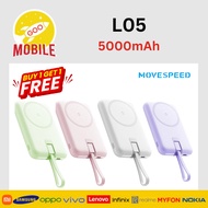 [B1F1] MOVESPEED L05 5000mAh 22.5W magnetic lightweight rotatable with Type C cable Power Bank