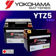 YTZ5S YTZ5 YOKOHAMA BATTERY YAMAHA LC135 V2 V3 V4 V5 Y15ZR EGOS EGO LC EGO LC FI SRL115 FINO MIO NEW SNIPER CRYPTON FAME