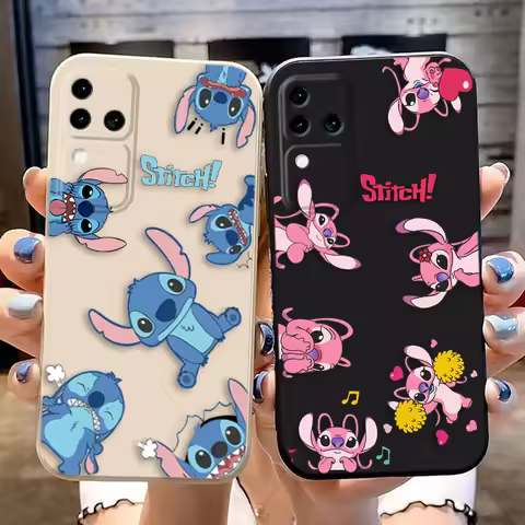Naughty Koala Stitch Angel Phone Case For VIVO S1 S12 S15 S16 S17 V15 V17 V20 V21 V21E V23 V23E V25 