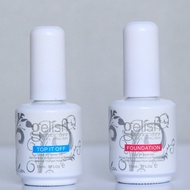 Gelpolish Top Coat gel (Non-Wipe) เคลือบใสเจล แบบแห้งสนิทไม่ต้องเช็ด / Base Coat gel รองพื้นเจล ขนาด