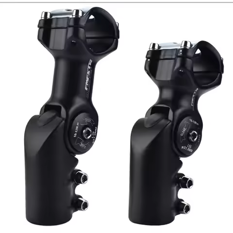 Bicycle Adjustable Stem 25.4/31.8mm*55mm 75mm 120 Degree Riser Stem MTB Mountain Road Bike Height Ri