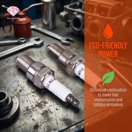 BTYB> F6RTC Spark Plug for 50cc 70cc 90cc 110cc Engine Partpatible with PW50 PW80 PW60 LT50 Motorcyc