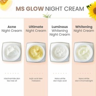 Night cream ms glow / cream malam ms glow original / ms glow original