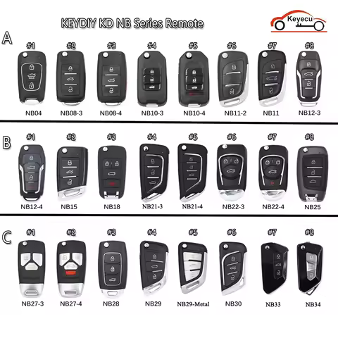 KEYDIY NB Series NB11 NB12 NB15 NB18 NB21 NB22 NB25 NB27 28 29 30 33 34 With Chip KD Universal Remot