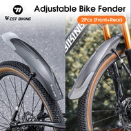 WEST BIKING Mountain Bike Mudguard Quick Disassembly Bike Fender 26 Inch 27.5 Inch 29 Inch Universal