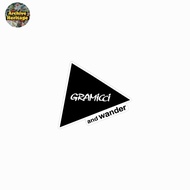 Gramicci And Wander sticker logo streetwear sticker
