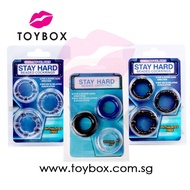 3pcs/set Silicone Penis Rings Stay Hard Beaded Cock Rings Delay Ejaculation