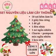 Free 3 Large Charms Set of Ingredients for Making Colorful Zinc Velvet Christmas Tree Hottrend DIY H
