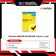 NORTON 360 Software 3-device 1-yeardeluxe