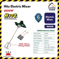HITZ ELECTRIC MIXER MX-1600 |Machine Cement Mixer Concrete Mixer Paint Mixer Plaster Mixer Mesin Cam