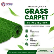 Al Aqsa Carpet Rumput Tiruan Grass Carpet 15mm/20mm/25mm/30mm/40mm UV Protection Indoor Outdoor Deco