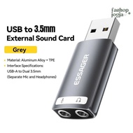 USB Sound Card External OTG Portable AUX 3.5mm - ES-OTG21