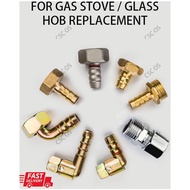 Universal Gas Cooker Stove Hob Inlet Joint Hose Connection L Shape Elbow Gas Stove Spare Parts dapur