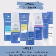 Emina Ms Pimple Paket Lengkap Komplit | Skincare Emina 1 Paket Acne