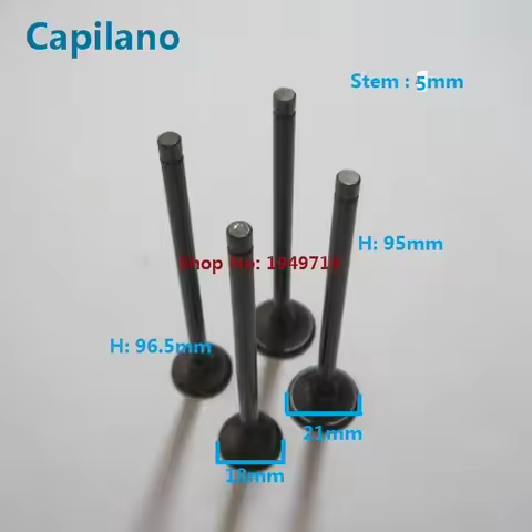 motorcycle VF125 engine valve include inlet outlet valve stem (intake exhaust) good quality for Dael