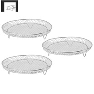 Fryer Rack Fryer Dehydrator Rack Multifunctional Stackable Grid Grilling Rack Mesh Design for 8 Inch