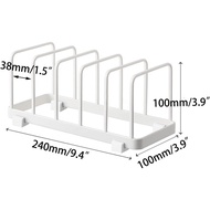 Plate Home Accented Storage Rack, Plate Holders Organizer, Metal Dish Storage Dying Display Rack for