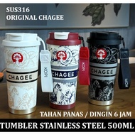 Tumbler Stainless Steel sus 316 Original Chagee Yunnan 500ml heat and cold resistant 6 hours importe