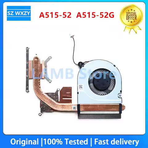 High Quality NEW Original For Acer Aspire A515 A515-52 A515-52G Laptop Radiator HEATSINK FAN DC28000