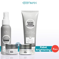 Benings Skincare Brightening Treatment - Brightening Package for Dull Facial Skin Brightening