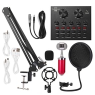 Multifunctional Suspension Microphone Kit Broadcasting Recording Condenser Microphone Set Intelligen