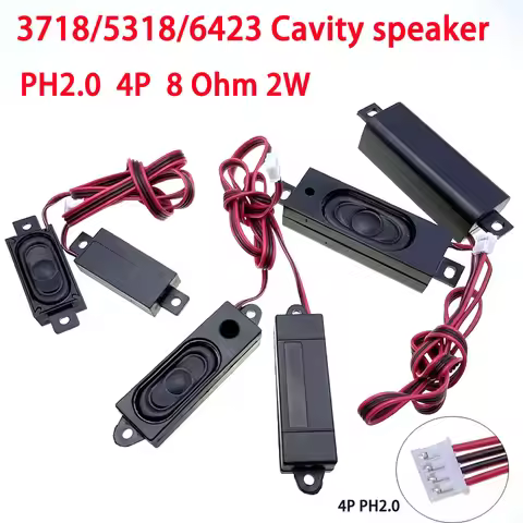 1Pair LCD Monitor/TV Speaker Connector Horn 2W 8R 1853 1635 2364 Loud speaker 16*35*6mm/18*53*9mm/23