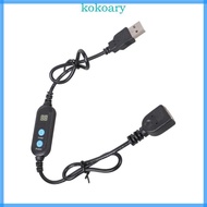KOK 12 Stage USB Timer Extension Cord 1 Hour Increment Control for Kitchen Devices