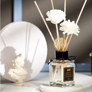 1.69 Ounce Scented Reed Diffuser Set - Rectangular Glass Bottle With Rattan And Aoi K ō Hana For Hom