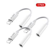 ZUZG Bộ Chuyển Đổi Giắc Cắm Tai Nghe Lightning Sang 3.5 Mm Bộ Chuyển Đổi Cáp Dongle Aux Giắc 3.5 Mm 