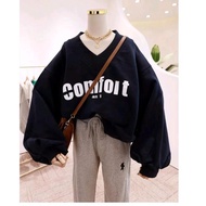 COMPORT OVERSIZE WOMEN'S SWEATER - CREWNECK OBLONG SWEATER OVERSIZE "USD.10Jn22v"