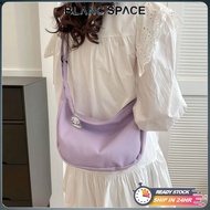 [BS] Lightweight Canvas Waffle Shoulder Bag Korean Japanese Harajuku Casual Waffle Bag Crossbody Stu