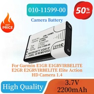 010-11599-00 3.7V 2200mAh Replacement Camera Battery For Garmin E1GR E1GRVIRBELITE E2GR E2GRVIRBELIT