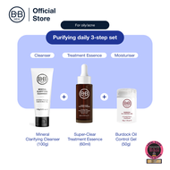 B&B Labs Daily 3-Step Set (Cleanser Treatment Essence & Moisturiser)