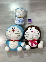 多啦A夢 大公仔 哆啦A夢 叮噹 啡色 藍色 睡覺 睡衣 Doraemon 公仔