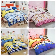 Ready Stock # Cadar Cartoon 2in 1 Single Fitted Bedsheet / Cartoon Bedsheet