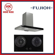 (HOB + HOOD) Fujioh FH-GS7020 SVGL Glass Hob + Fujioh FR-MT1990R Chimney Hood GBK