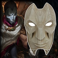 ♀ Game LOL The Virtuoso Khada Jhin Cosplay Mask Halloween Role Play Accessories For Man Women Gir