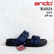 Sandal Pria ANDO - RADJA / GEMOY / HUMBLE / TOP / SULTAN / SLIDE 05 / VIKING - size 38-44 - sandal s