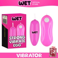 [ STRONG VIBRATE ] WET STORE Waterproof Pink Vibrate Egg Powerful AV Vibrator Wireless Vibrator Dildo Masturbator G Spot Massager For Man Adult Toy Female Adult Sex Toy Sensual Toy