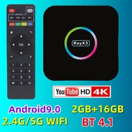 Smart Android TV Box Android9 Amlogic S905L3 2GB 16GB Support H.265 AV1 Dual Wifi HDR 10+ Youtube  4K Media Player Set Top Box TV Receivers