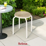 SELMA VITO METAL BENCH - Selma Vito Metal Bench - White Dining Bench Dining Chair Dining Room Seatin