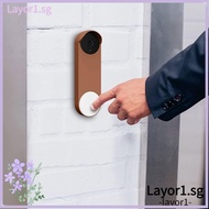 LAYOR1 Doorbell Cover Durable Skin Home Protective Cover for Google Nest