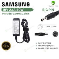 Samsung 19V 2.1A Laptop Charger for Gs6000 Gt6 Gt7 Gt8 Gt9 M40 M40 Plus N100 N102S N110 N120 N130