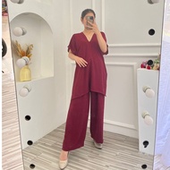 Nina LONG SQUARE SET/Tiedye LONG SQUARE SET/OUTER CRINKLE