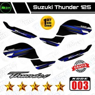 Decal Sticker Striping Variasi Suzuki THUNDER 125 | Decal Thunder 125 | Striping Thunder 125 | Stick